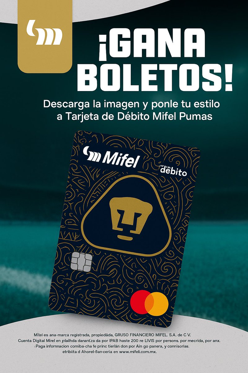 natigodinez012's tweet photo. @BancaMifel @PumasMX #ElBancoOficialDePumas https://t.co/tN2Exk3JIo