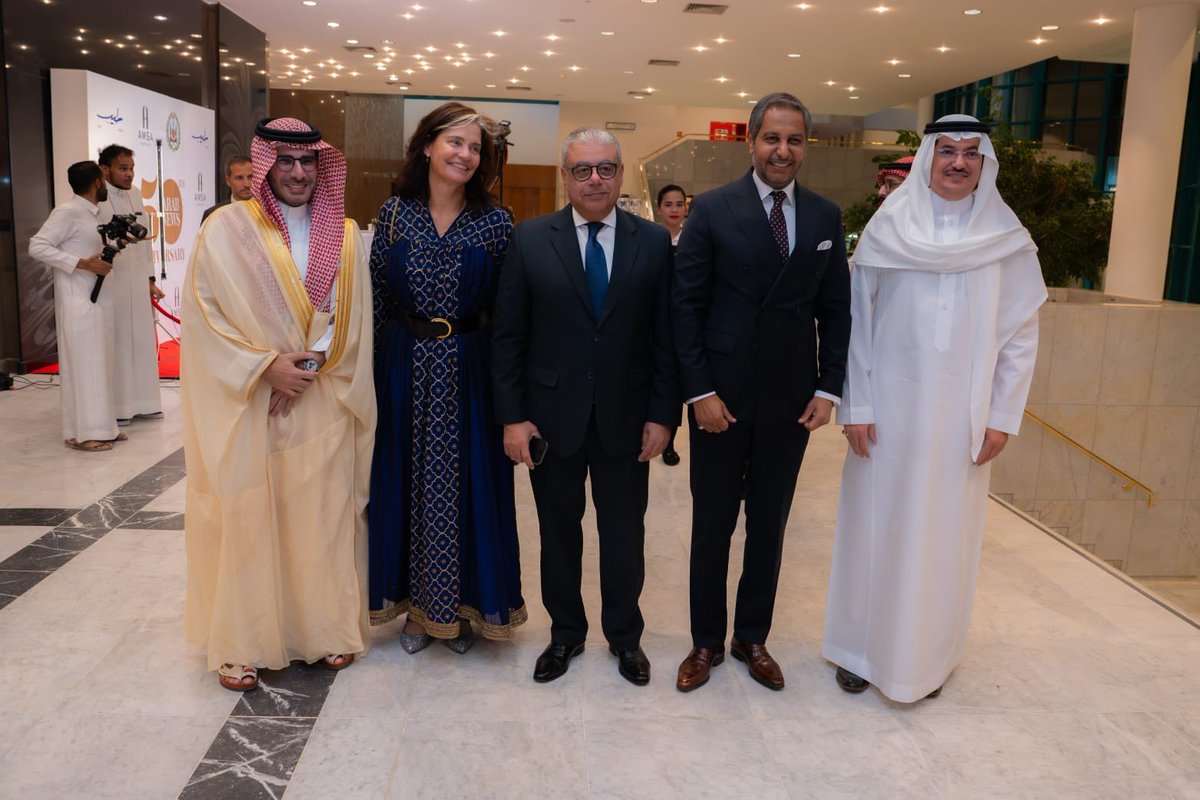 Delighted to attend the celebration of #ArabNews 50th anniversary. Breaking news announcement of Arab News availability in 50 languages - including #Danish.