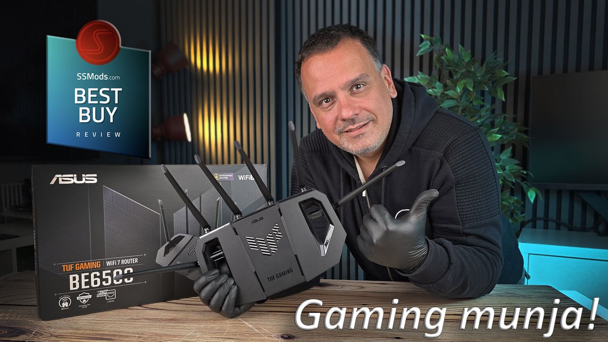 neSSaSSPCmods's tweet image. Asus TUF Gaming BE6500 Dual Band WiFi7 Router – Gaming munja!

Video: youtu.be/RY7y56k2ltU

Foto/text: ss-mods.com/asus-tuf-gamin…

@ASUS