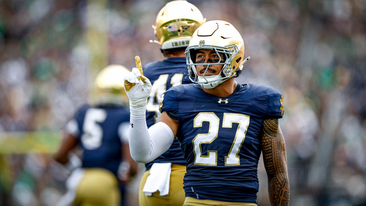 Kyngstonn Viliamu-Asa through 4 games vs the run:

90.1 PFF grade (7th out of Power 4 LBs)
Average depth of tackle of 1.3 yards (tied for 9th)
0 missed tackles