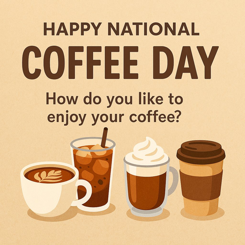 Whether it’s that first AM sip or a PM pick-me-up, coffee fuels our days and brings people together.

☕ For National Coffee Day, we want to know how YOU enjoy your coffee! ☕

Drop your coffee ritual or fav recipe in the comments!

#NationalCoffeeDay #FlavorFaceOff #CoffeeLovers