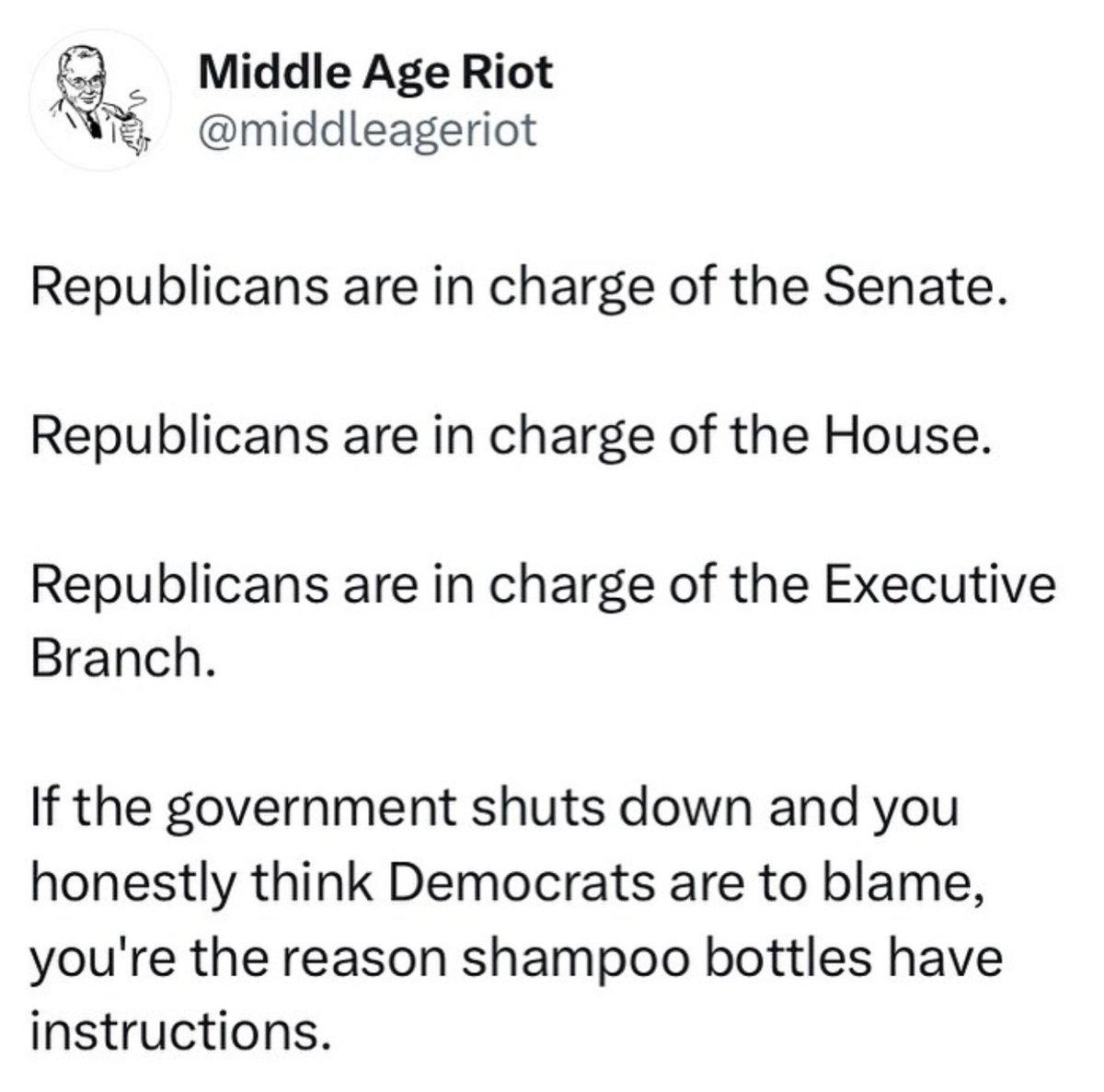 FACTS.
Rinse and repeat.
#ThisIsTrumpsShutdown