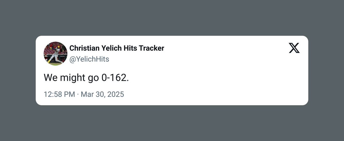 Christian Yelich Hits Tracker tweet media