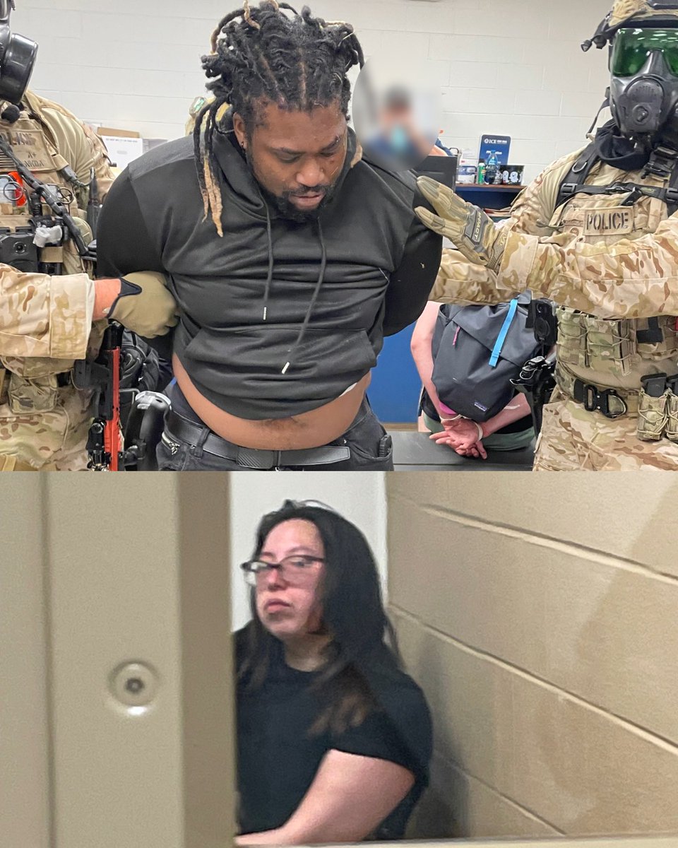 U.S. Immigration and Customs Enforcement (@icegov) on Twitter photo CHICAGO — On Saturday night, federal agents arrested armed rioters Jocelyne Robledo and Ray Collins for assault at ICE’s Broadview facility.  
They will be prosecuted and held accountable. Thanks to our partners at <a href="/ATF_Chicago/">ATF Chicago</a>, <a href="/CBP/">CBP</a> and <a href="/USMarshalsHQ/">U.S. Marshals Service</a>.  
We will not be CHICAGO — On Saturday night, federal agents arrested armed rioters Jocelyne Robledo and Ray Collins for assault at ICE’s Broadview facility.  
They will be prosecuted and held accountable. Thanks to our partners at <a href="/ATF_Chicago/">ATF Chicago</a>, <a href="/CBP/">CBP</a> and <a href="/USMarshalsHQ/">U.S. Marshals Service</a>.  
We will not be