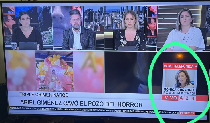 Sabes que el caso del ajuste narco en Florencio Varela con el asesinato de las tres chicas  no va a llegar a nada cuando la  fiscal que plancha la causa de abuso sexual de Espinoza, la fiscal Cuñarro, es la misma que se sienta en TV a opinar de esta causa en PBA. 

Muy amiguita