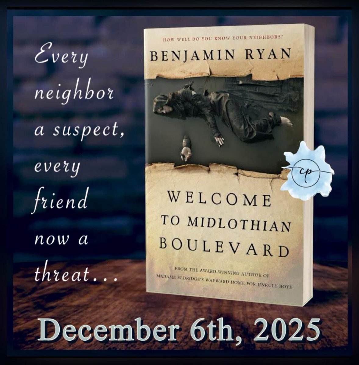 🚨COVER REVEAL🚨
"Welcome to Midlothian Boulevard", where the neighbors are suspect and the secrets are revealed.

Coming from <a href="/brclothwrites/">Author Benjamin Ryan</a> this coming December!

#ThrillerReads #WhoDunIt