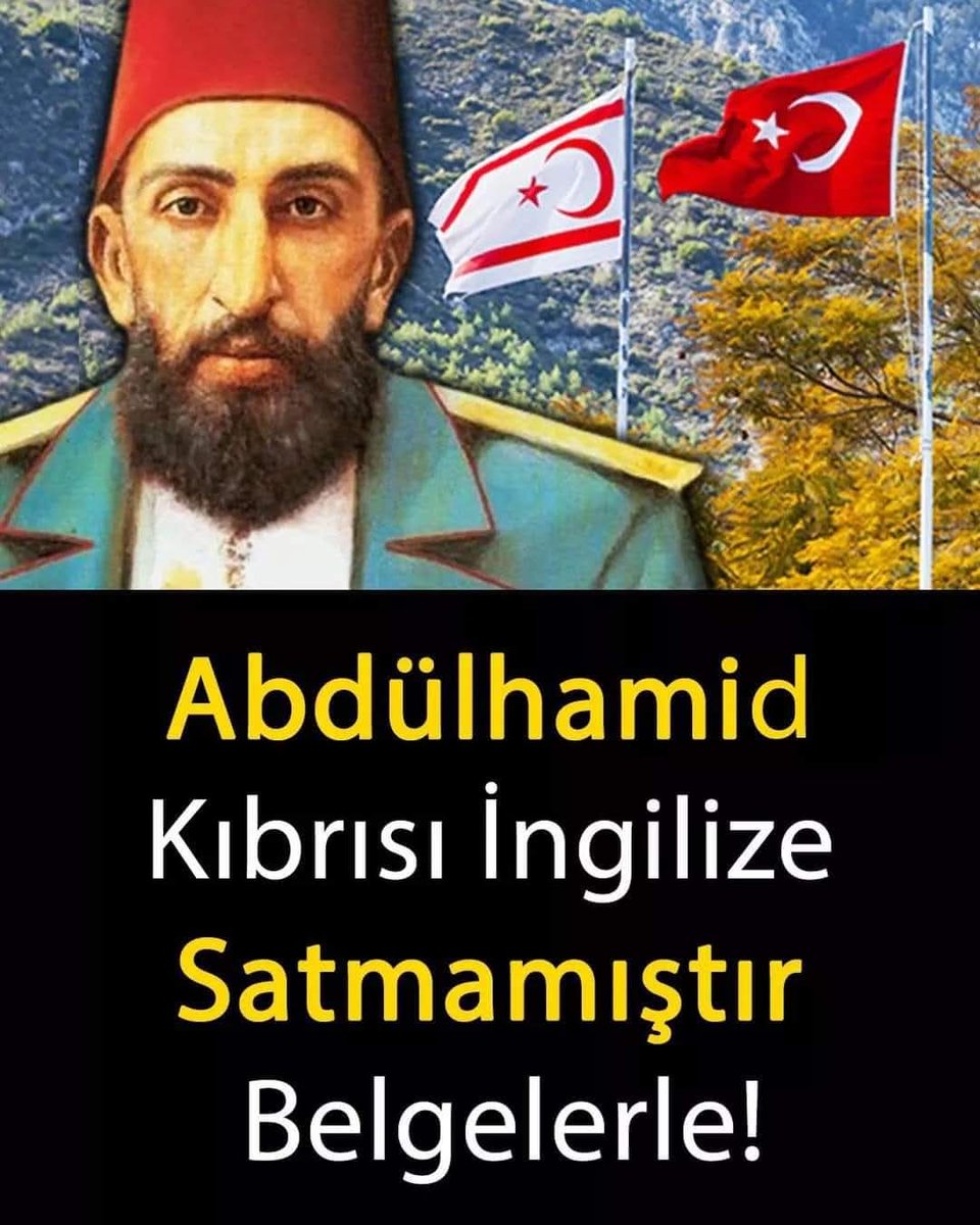 osmanoglu_79's tweet photo. Kemalist cenahın yıllardır dillendirdiği “Abdülhamid Han Kıbrıs’ı sattı” iftirası, tarih ilmine değil, kara propagandaya dayanır.

Hakikat şudur:
1878’de Osmanlı, Rusya karşısında Yeşilköy’de çökmüştü. Başkent işgalin eşiğindeydi. Sultan Abdülhamid Han, devletin devamını kurtarmak için İngiltere ile mecburi bir anlaşma yaptı. Ama o anlaşmaya “Hukuk-i Şahâneme asla halel gelmemek şartıyla” notunu kendi eliyle düşerek Kıbrıs üzerindeki Osmanlı haklarını kayıt altına aldı.

Bu şerh, yıllar sonra Lozan’da unutturulsa da 1959 Londra-Zürih anlaşmalarında “garantörlük hakkı”na dönüşerek, 1974 Kıbrıs Barış Harekâtı’nın hukuki temelini oluşturdu.

Yani bugün Türk askeri Lefkoşa sokaklarında özgürce dolaşıyorsa, bu Sultan Abdülhamid Han’ın ileri görüşlülüğü sayesindedir.

Gerçek şu ki; Kıbrıs’ı Lozan’da İngiltere’ye terk edenler “kahraman” ilan edilirken, aslında Kıbrıs’ın kapısını Türklere açan Abdülhamid Han’a “sattı” yaftası vurulmuştur.

Tarih çarpıtılsa da hakikat susmaz:
Kıbrıs Barış Harekâtı, Sultan Abdülhamid Han’ın emaneti ve stratejik zekâsı sayesinde mümkün olmuştur.