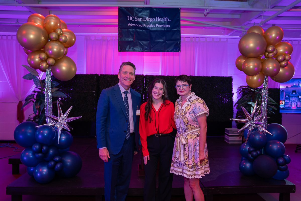 UCSDHealth's tweet image. Congrats to our 2025 #AdvancedPracticeProviders (#APPs) of the Year!

PA: Christina Lindemann
NP: Samantha Gambles Farr
CRNA: Libby Patton
CNM: Hope Gunther  

Thank you to all APPs for the incredible impact you make on patient care at #UCSDHealth.