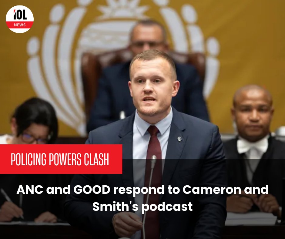 IOL's tweet image. ANC, GOOD slam DA over crime podcast remarks
#CrimeDebate #PolicingPowers #SApolitics
Read on tinyurl.com/2mxn4bbd