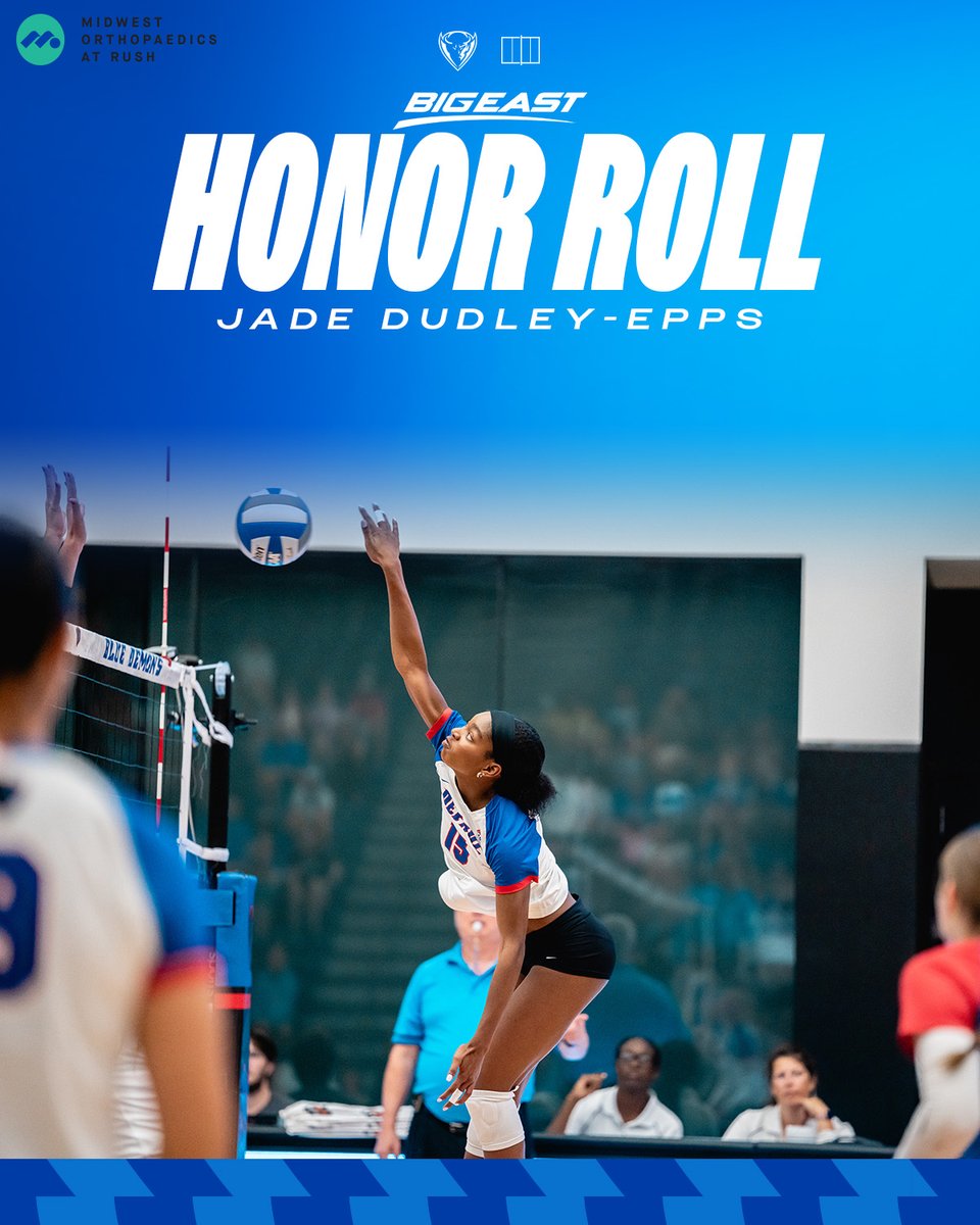 Another pair of Blue Demons earn @bigeast awards after a 2-0 weekend!

📰 | ow.ly/VPt650X3SOh

@MOR_docs