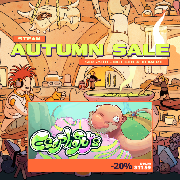 Spare your wallet, Lengthen your neck! Esophaguys is 20% off on Steam! 💾🫰

#esophaguys #longnecks #steamsales