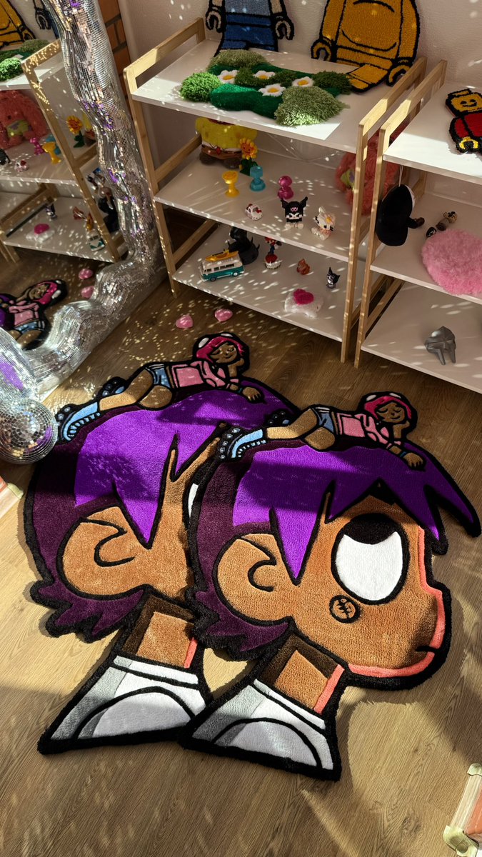 Surprise your fave music lover 🎶💜 Handmade Lil Uzi Vert rug