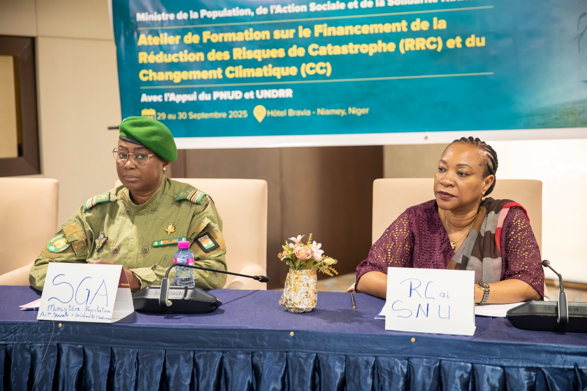 PnudNiger's tweet image. Comment financer la résilience alors que le Niger se réchauffe 1,5x plus vite que la moyenne mondiale ?🌍

Du 29 au 30 sept, Niamey accueille un atelier régional sur le financement de la Resilience au changement climatique avec @GouvNiger, @UNDRR , @PNUD &amp;amp; l’appui de la Suède 🇸🇪
