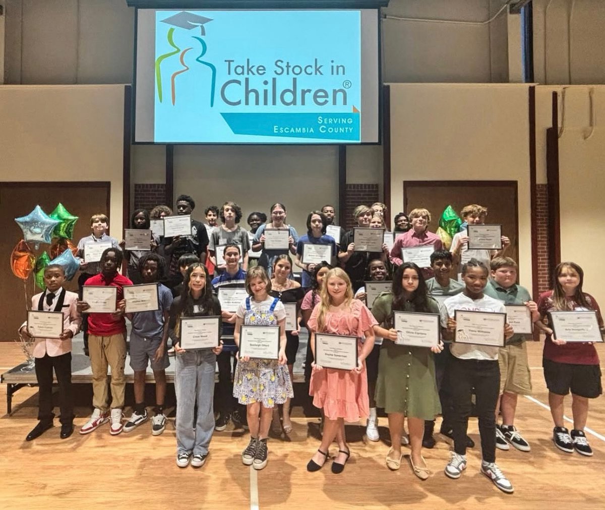 A warm welcome to the newest Take Stock in Children of Escambia County scholars! This marks the start of a bright future, and we are thrilled to support you every step of the way. 💙 💚 🧡
 
#StudentSucces #TakeStockinChildren #Brightfutures