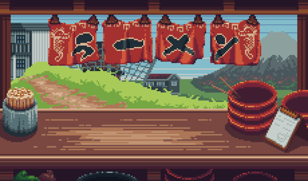 The Noodle Joint.🍜
#pixelart #ドット絵 #aseprite