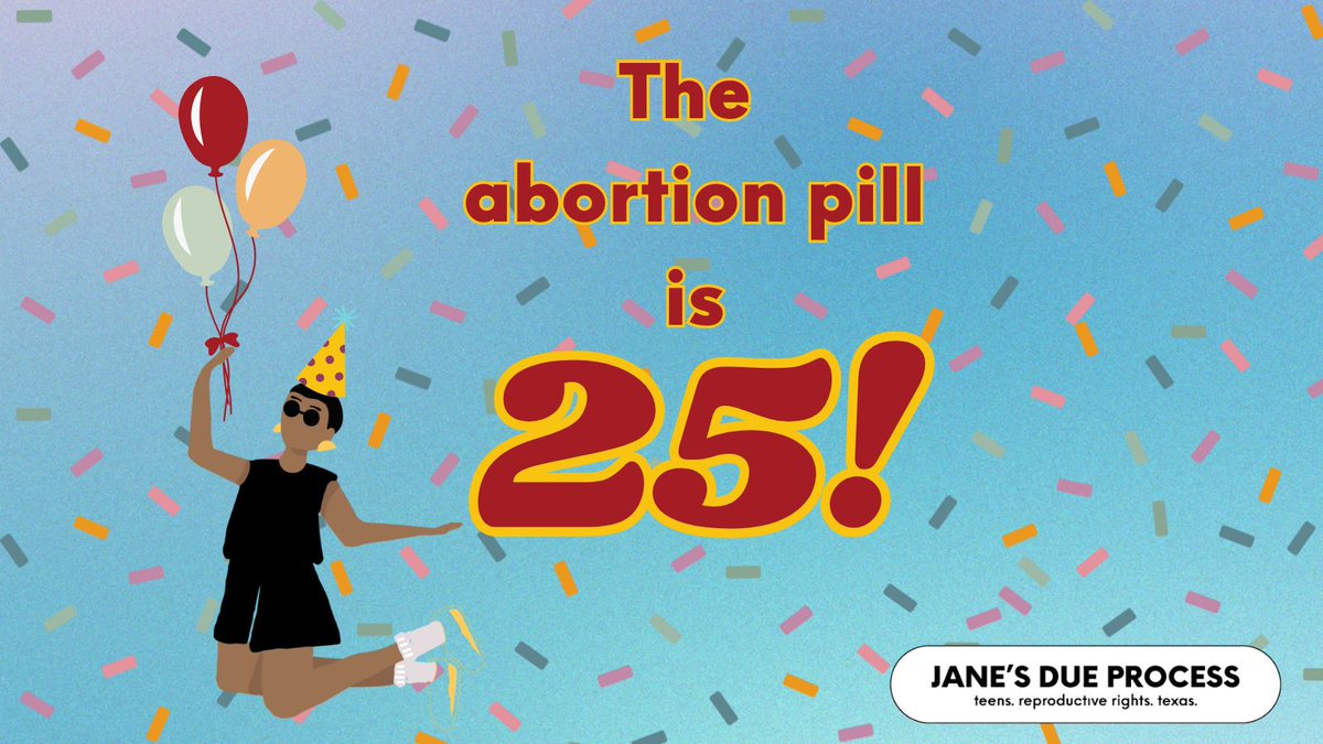 JanesDueProcess's tweet image. Mifepristone is a safe, effective medication for abortion + miscarriage care that’s been FDA approved for 25 yrs. Gov. Abbott banned it in TX, but we’re still here to help young Texans get the care they need. Call our 24/7 hotline: 1-866-999-5263. 
 
#Mifepristone…