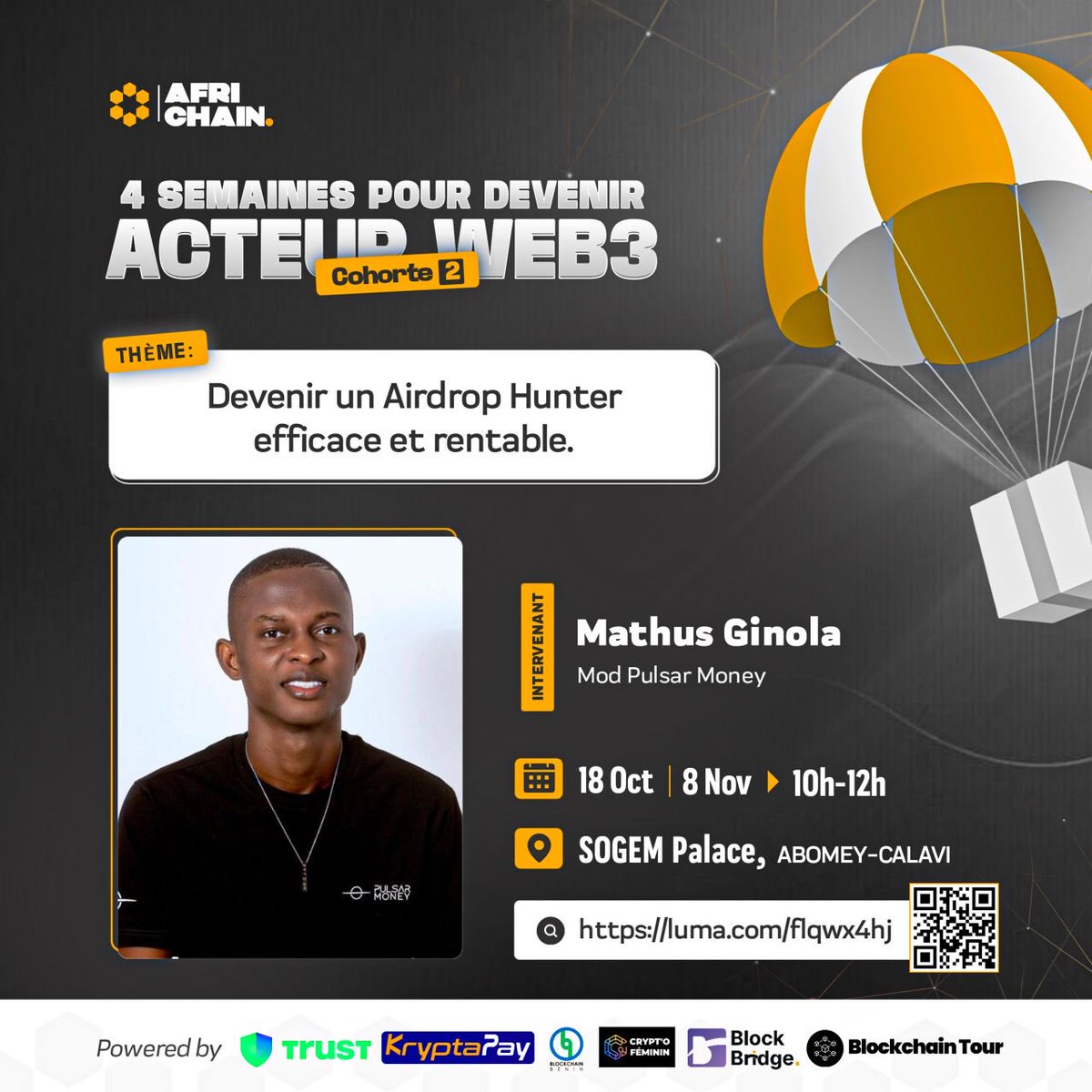 AdegbolaHa67711's tweet image. C’est lancé, la deuxième cohorte débute le 18 Octobre, 
Envie de participer?Clique ici:👉

Je participe au challenge de création de contenu de @CryptoFeminin 
#challengecontentcreator #cryptofeminin
