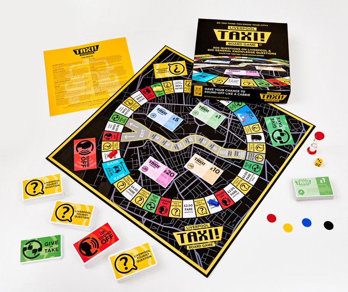 Taxi Board Game tweet media