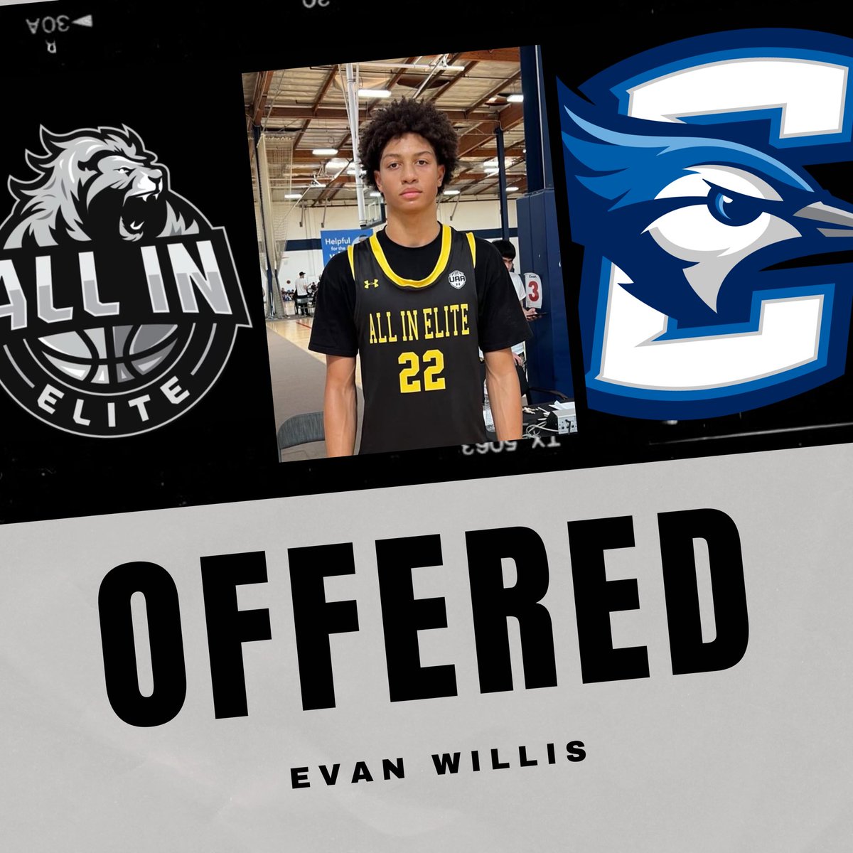 6’8” F Evan Willis of Crossroads (2028) has picked up a couple of offers: Virginia Tech and Creighton! 🔥🏀 #ALLIN
