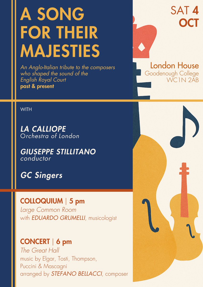 LA CALLIOPE Orchestra of London
Concert on Saturday, 4 October at 6 pm
It's so important that the next generation of orchestral performers are excited about performing new orchestral music eventbrite.co.uk/e/a-song-for-t…