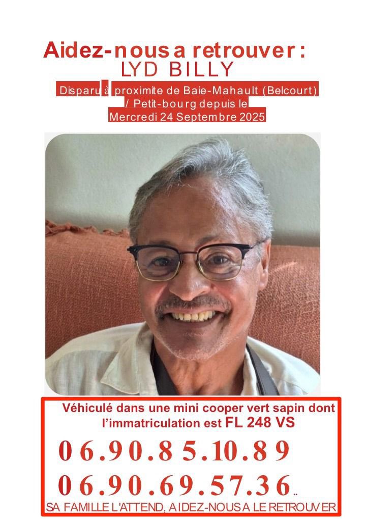 AnnLohr's tweet photo. Aidez-nous à retrouver Lyd Billy. 
Guadeloupe - Baie-Mahault 
Merci 🙏 https://t.co/1QtL4dNVBc
