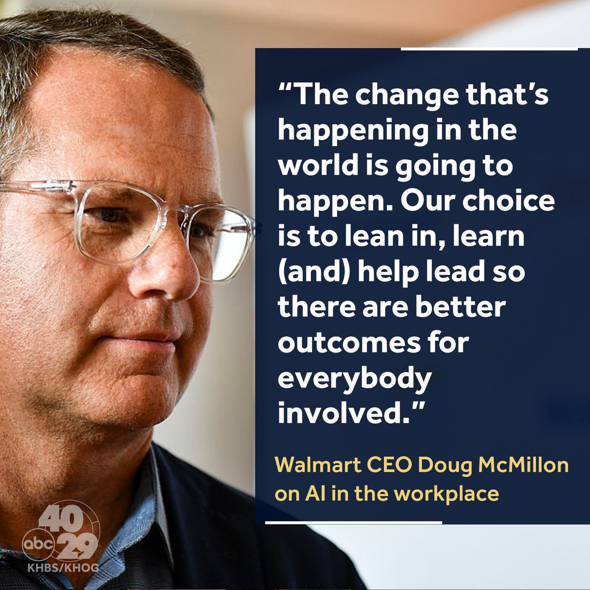 4029news's tweet photo. AI at Walmart: CEO Doug McMillon talked about how artificial intelligence will impact the company's workers

https://t.co/iqo81Mq8TI 

#walmart #artificialintelligence https://t.co/ldtNqie25U
