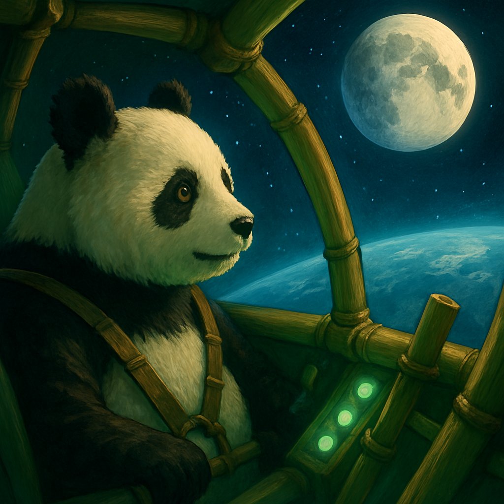 PDVERSECoin's tweet photo. Flying stealth with Panda resilience looking for other Pandas before #Bamboo rockets lift off to #PandaVerse. #BeyondTheMoon. Headed for https://t.co/LWhdFSMjOv to get other PandaVersians. I see ya fellassss! #NoPandaLeftBehind https://t.co/eM4csOYzj2