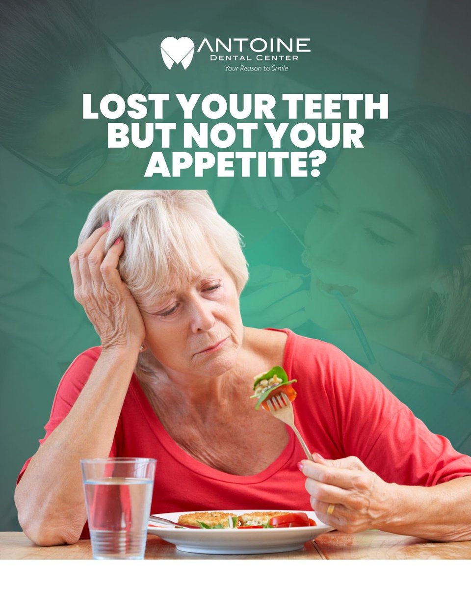Antoine_Dental's tweet image. Missing teeth shouldn’t stop you from enjoying life’s best moments—like sharing a meal with loved ones. 

Book your consultation today! (713) 691-8880!
.
#DentalImplants #ToothReplacement
