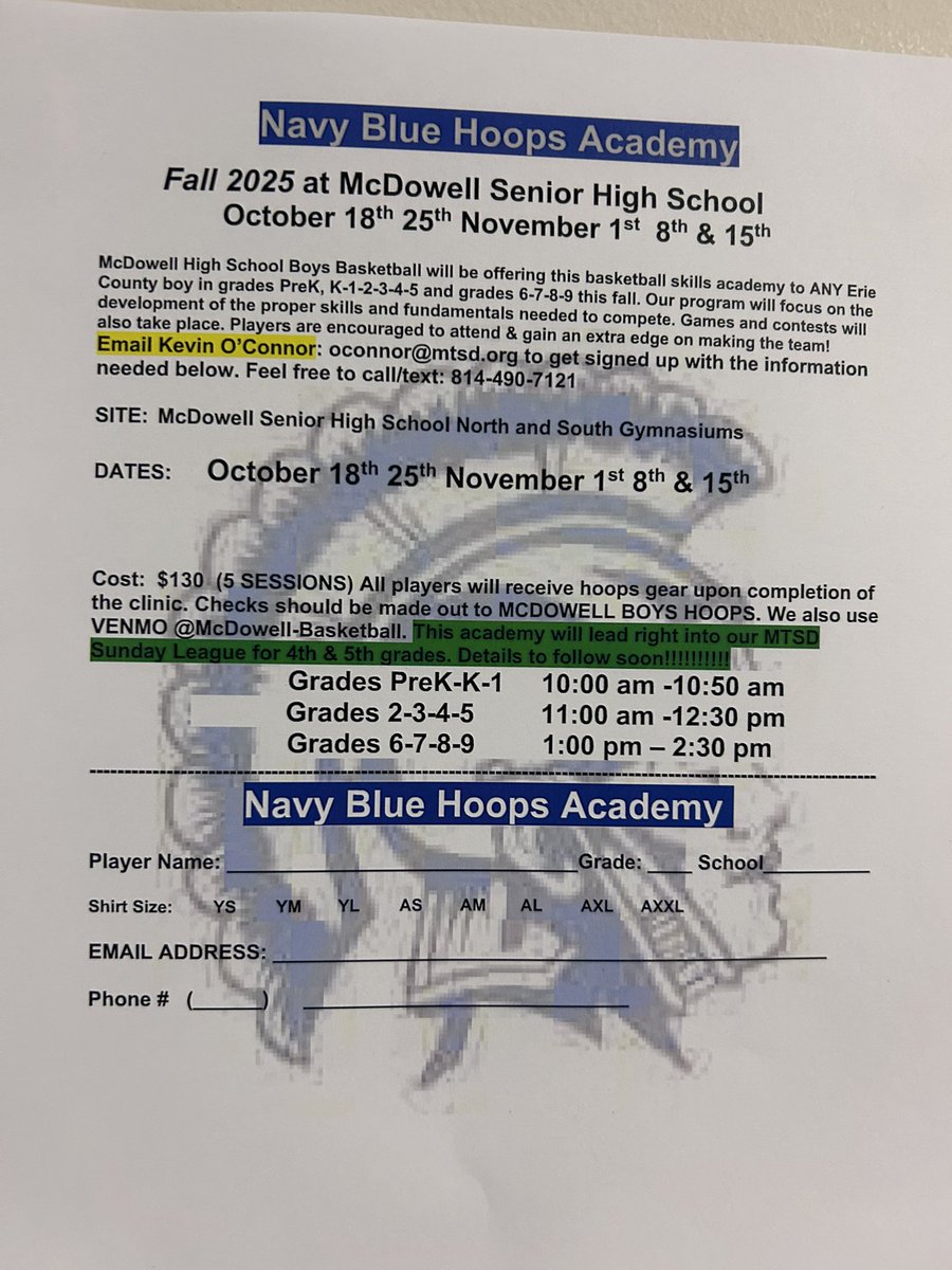 McDowell Basketball tweet media