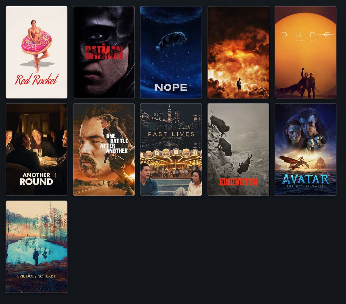 ColinDev978's tweet image. After sitting on it for a weekend, the updated movies of the decade list