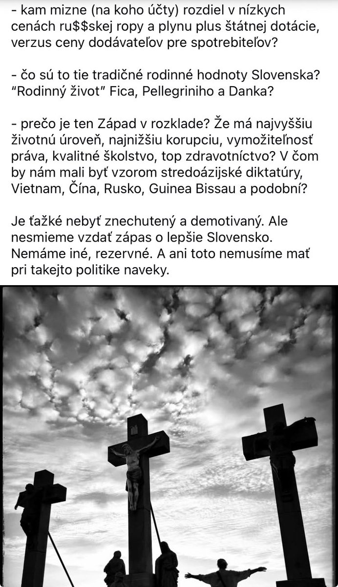 luciahudackova's tweet photo. Rastislav Kacer dobre zhrnul - ku KDH aj OLANO - a kladie spravne otazky. Mali by sme si ich klast vsetci 👇 https://t.co/6WXxTlUcLG