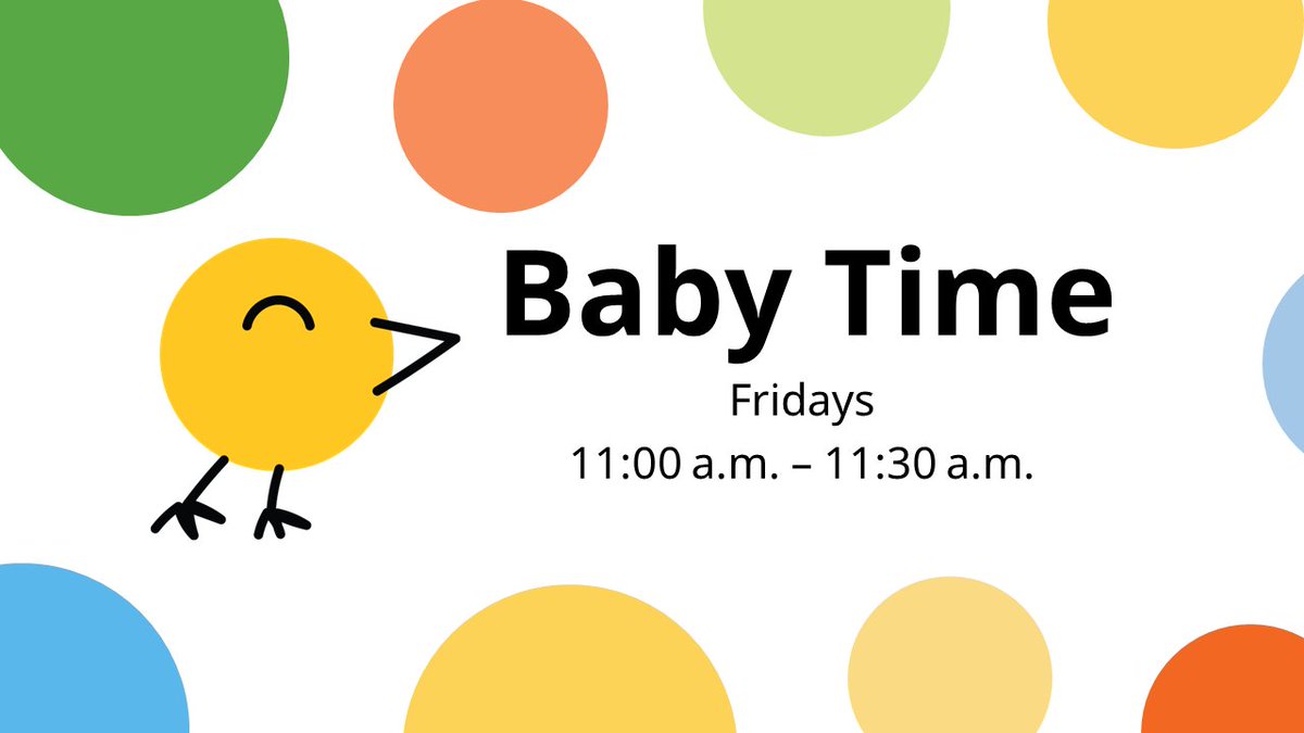 👶✨ Sing, rhyme &amp; read with your little one at Baby Time!

For newborns–18 months &amp; caregivers.
📍 In person | 🚪 First come, first served
👥 Limited to 40 participants

#TPLKids #EarlyLiteracy #BabyTime #TorontoEvents