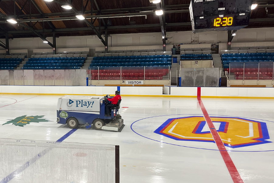 We are getting ready for the start of another fun season of hockey, and the Memorial Centre ice is almost ready! Your support through <a href="/PlayYGK/">Play! Gaming & Entertainment Centre</a> helps keep hockey affordable for local families!