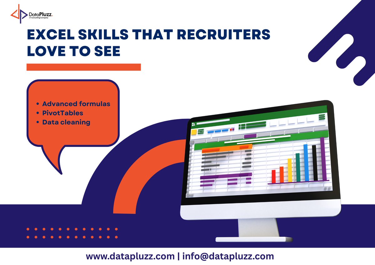 DataPluzzLLC's tweet photo. 📊 Don’t underestimate Excel — it’s still the king of business data! Recruiters love seeing advanced skills on a CV.
 
🌟 With DataPluzz Academy, you’ll move beyond basics to job-ready Excel skills that employers notice.
Register your interest : https://t.co/KHyGvs3Xmh
 
#Excel https://t.co/yhsvrEiyEd