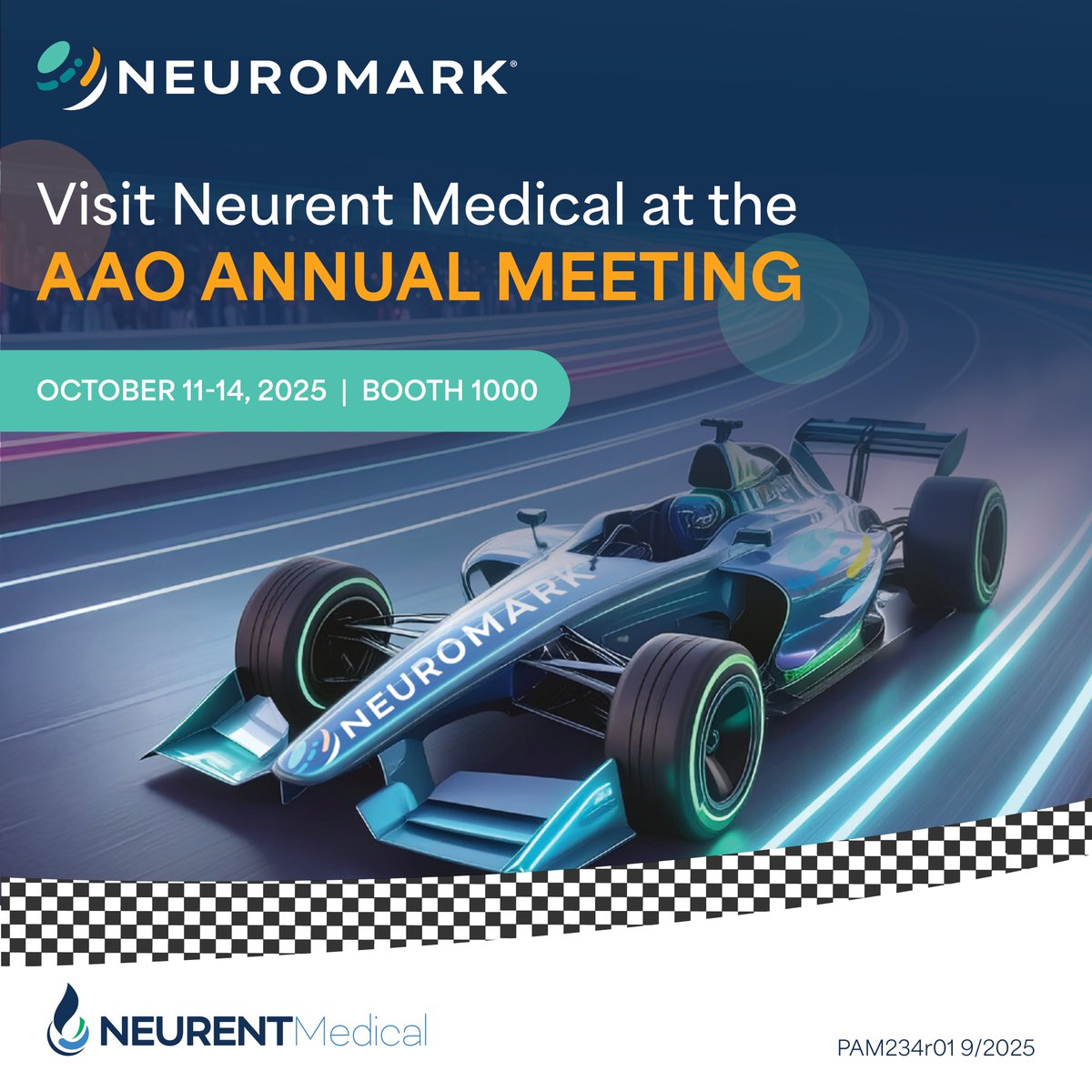 Neurent Medical is heading to the AAO Annual Meeting in Indianapolis this October 11-14. #AAO2025

Stop by Booth 1000 to connect with our team, test drive the next-generation NEUROMARK System, and learn how we're accelerating the future of Chronic Rhinitis care with NEUROMARK!