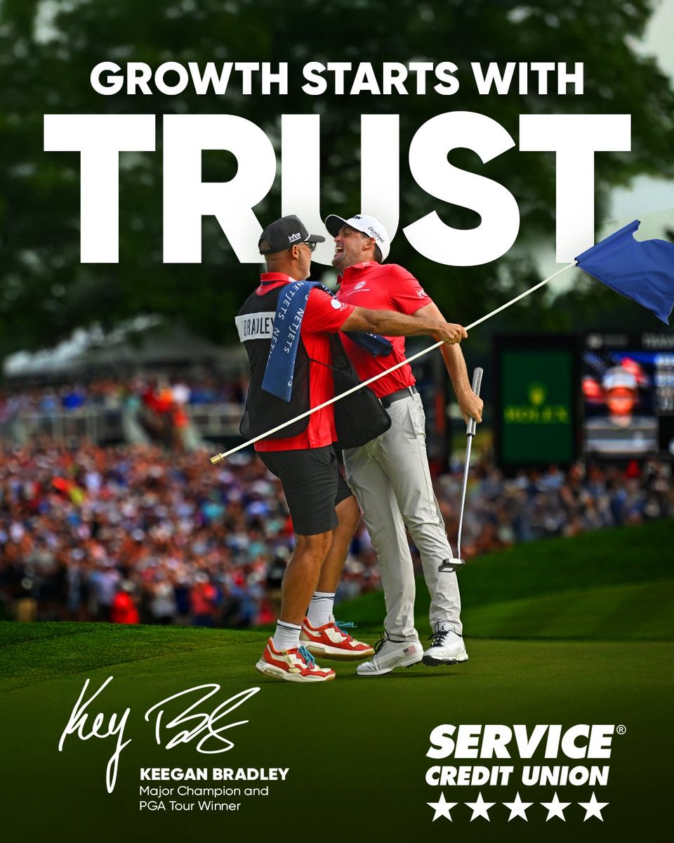 🏌️ Keegan Bradley and Team USA nearly completed a miraculous comeback, but fell just short in the Ryder Cup.
 
🤝 Despite the loss, we were inspired by what we saw — Keegan never stopped trusting his team.
 
🥳 We are proud of Keegan and can't wait to see him back on the course!