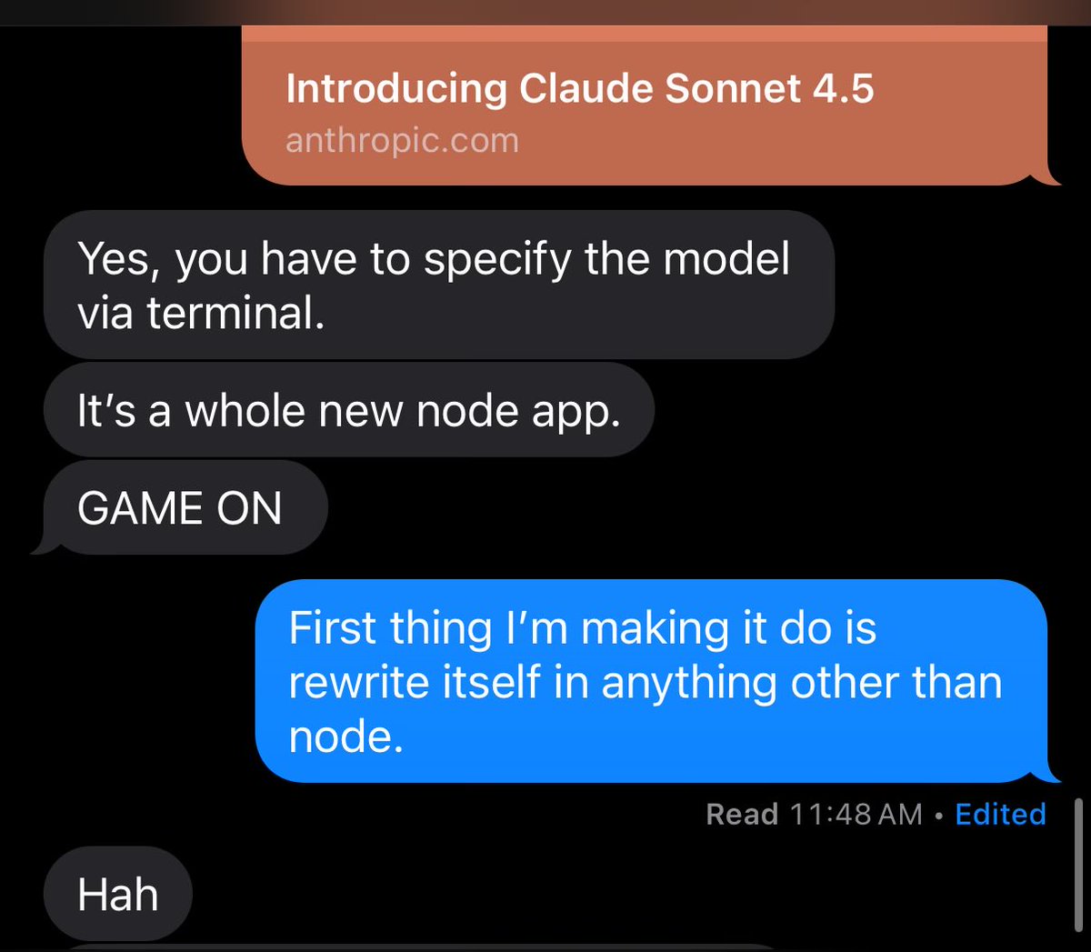 Blake Mizerany tweet media