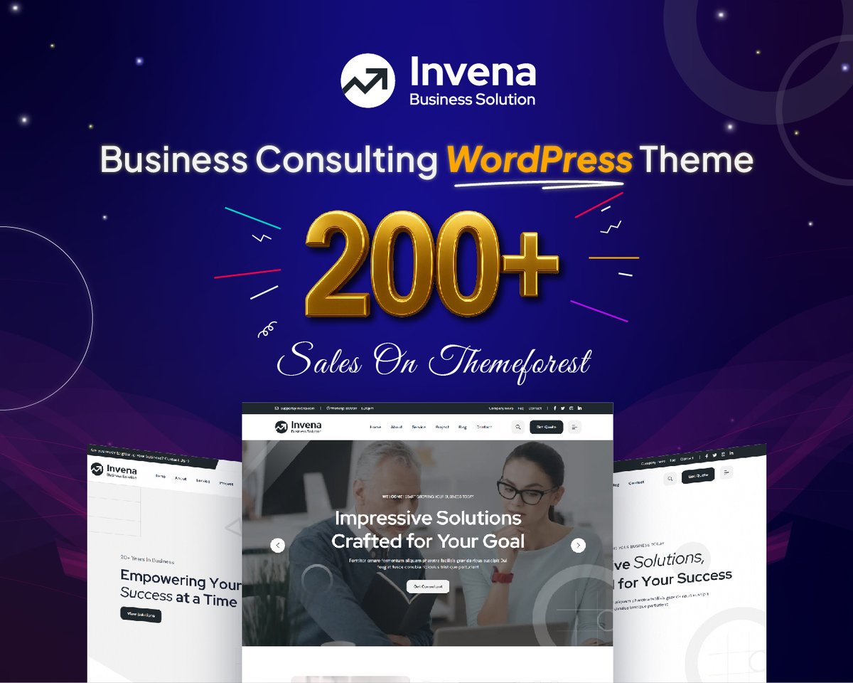 ReactTheme's tweet image. 🚀 200+ sales & counting!
Our Invena Business Consulting Theme just hit a new milestone on #ThemeForest! 🙌
💼 Built for consultants & agencies
🎨 Elementor-ready
⚡ Fast, SEO-optimized
👉 themeforest.net/item/invena-bu…
#WordPressTheme #WebDesign #ReacThemes #BusinessWebsite