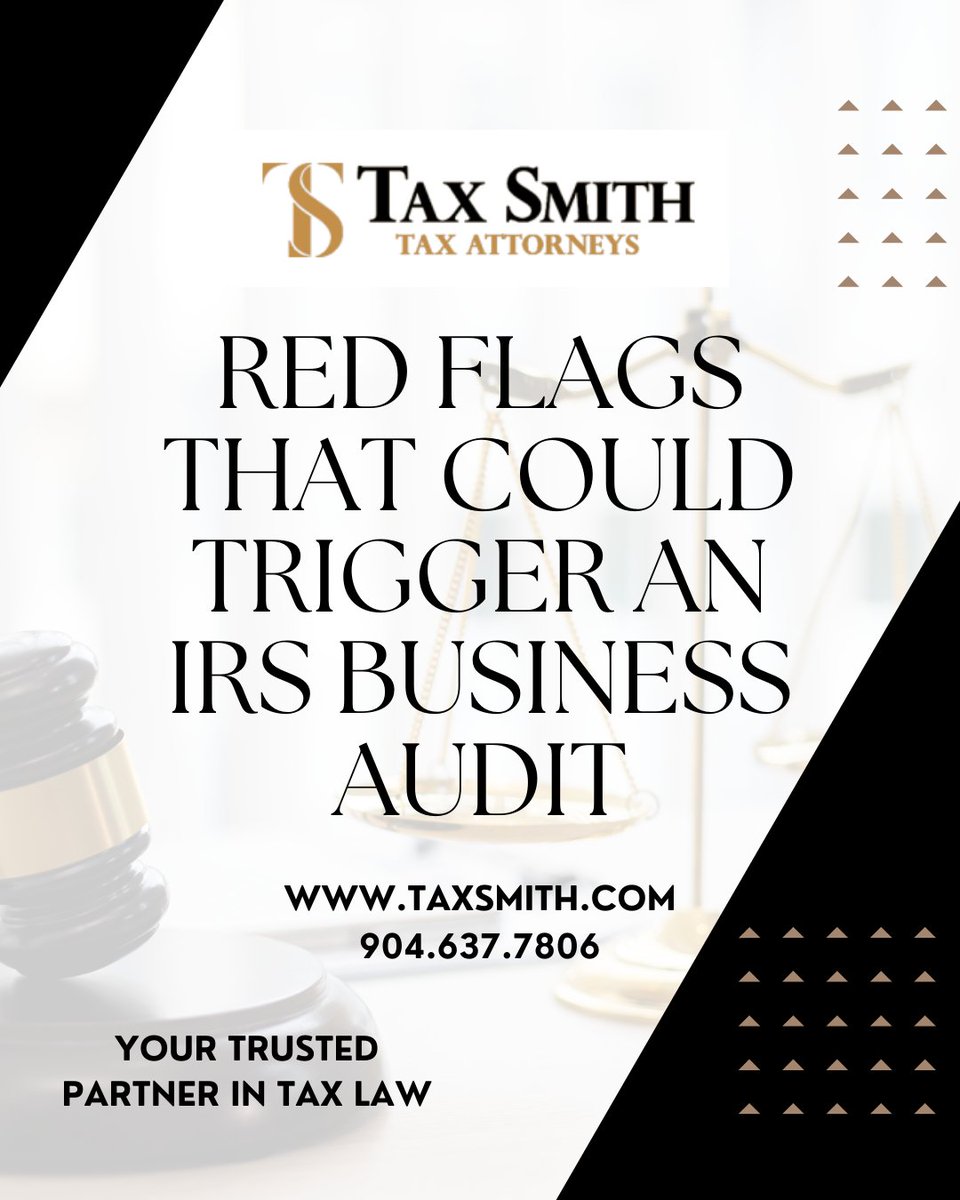TaxSmithLaw's tweet image. Cash-only biz? High deductions? You might trigger an IRS audit. #IRS #AuditHelp taxsmith.com/blog/why-busin…