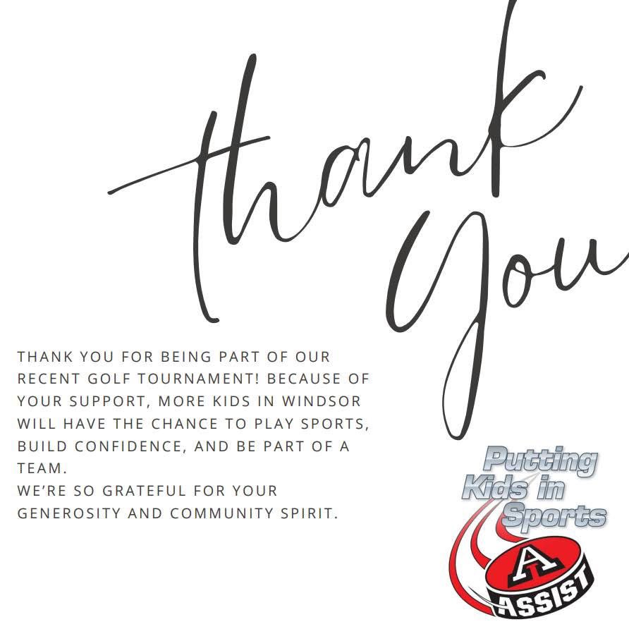 ASSISTGroupWE's tweet photo. A heartfelt "Thank You!" to all of our sponsors and everyone who participated in our first annual golf tournament. Together we raised approximately $6,700 which is going to help a lot of children who wouldn't otherwise get the opportunity to join a local sports association. https://t.co/SnEifbpRXL