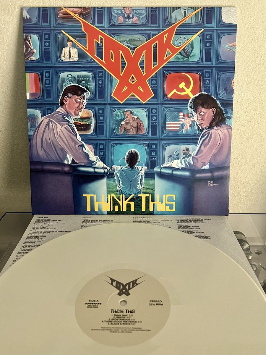 MoKnowsMetal's tweet photo. The musicianship and production on this album are near perfection and that can be validated at literally every point of this splendid release.
#Toxik #ThinkThis
#NowPlaying #Thrash
The lyrics are extremely relevant to this day, so do yourself a favor and go and listen to Toxik! https://t.co/GsOCLmEcUT