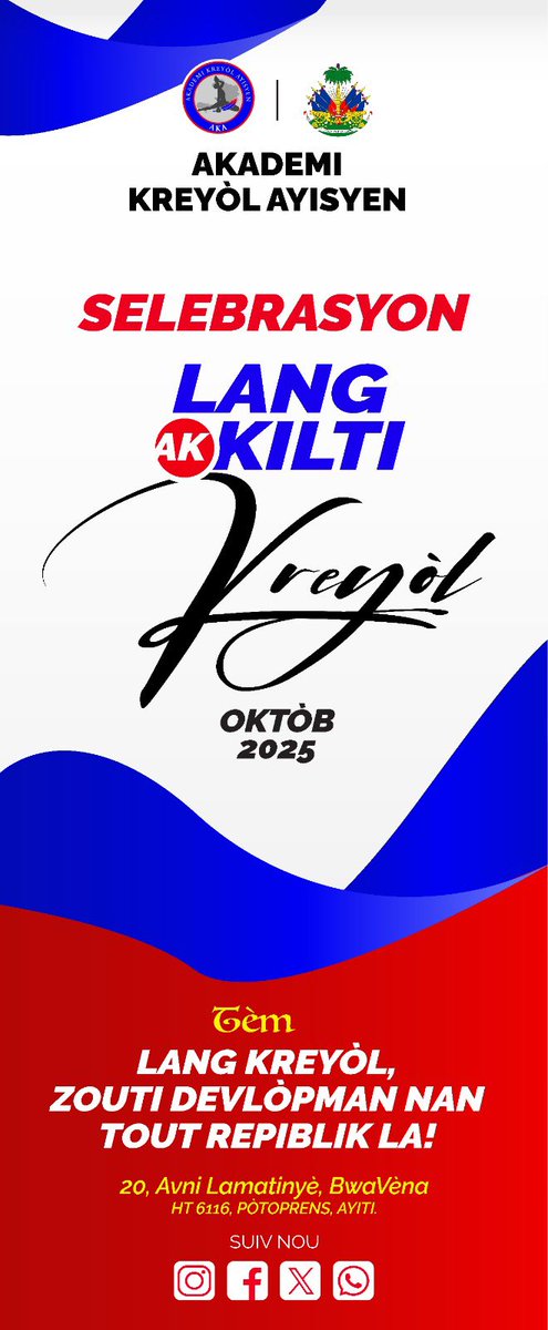 Akademi Kreyòl Ayisyen tweet media