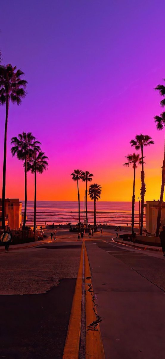 Sunset in California