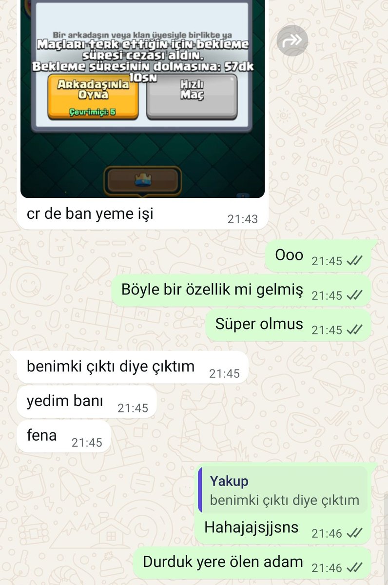 İkili maçlarda çıkınca ceza veriliyomus artık güzel
