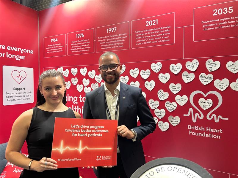 Another fantastic day at #LPC25 ❤️
 
Huge thanks to <a href="/tonyvaughanMP/">Tony Vaughan KC MP</a>, <a href="/AlexJJNorris/">Alex Norris MP</a> and <a href="/AJogee/">Adam Jogee MP</a> for speaking with us about the urgent need to improve heart care. 

We’re looking forward to working together to save and improve lives, and help more people live longer, healthier