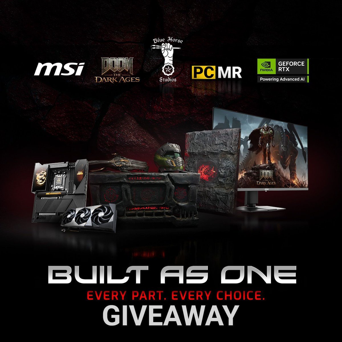 You still have time to join this PCMR x <a href="/msiUSA/">MSI Gaming USA</a> event, with 3 amazing prizes, including a SPECTACULAR custom DOOM: The Dark Ages PC mod and a PC with all the parts of your choice up to 6K USD!

Enter here: msi.gm/SCF08C5E