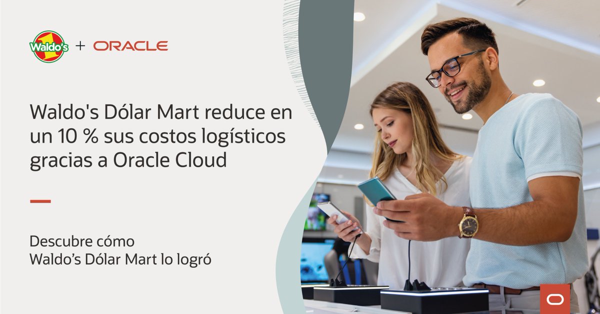 ForteDiego's tweet image. Con Oracle ERP, WMS y OTM, Waldo’s consolidó 62 apps, hizo su operación 20% más ágil y redujo 50% la estadía en bodegas, bajando 10% costos. Implementó cross docking y aceleró entregas de 10 a 7 días. Hoy mueve 80k cajas/día y apunta a 120k en 2025. social.ora.cl/6010AgPtQ