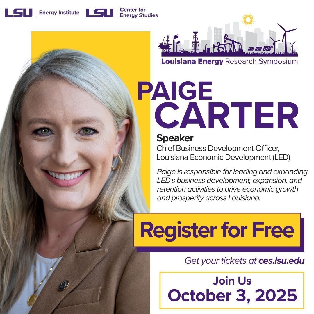 Center for Energy Studies at LSU tweet media