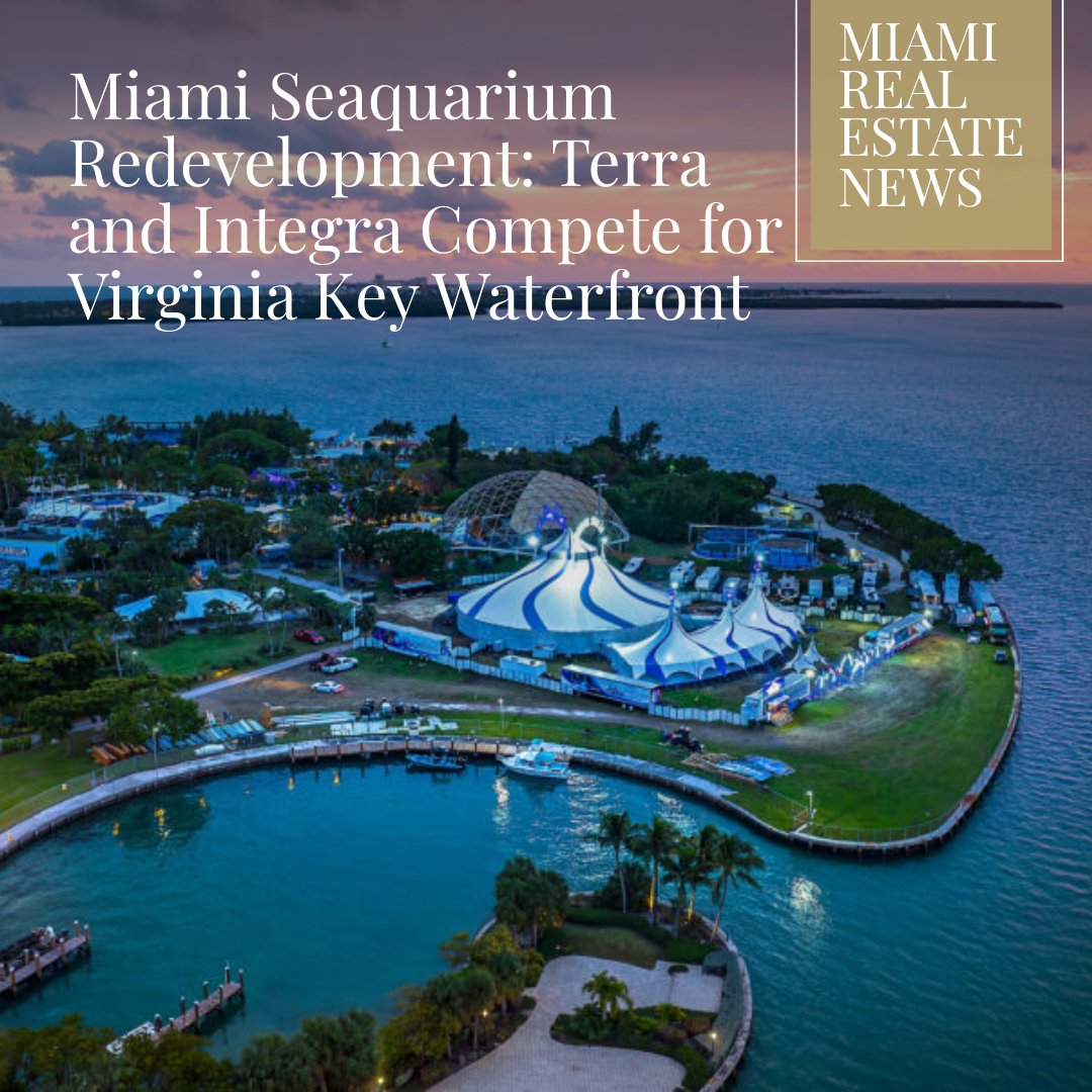 BRGINTL's tweet photo. Virginia Key’s future is in play 🌊.

Terra + Integra are vying to redevelop the 38-acre Miami Seaquarium site—with marinas, eco-tourism &amp; cultural uses on the table.

A rare chance to reshape Miami’s waterfront.

#MiamiRealEstate #VirginiaKey #MiamiDevelopment https://t.co/KlfmK50MMZ