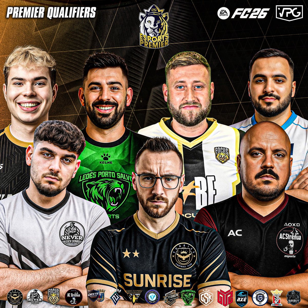 Virtual Pro Gaming (@officialvpg) on Twitter photo ๐ The Esports Premier Qualifiers start NOW! ๐ฆ<a href="/VPGPremier/">VPG Esports Premier</a>
โ๏ธ Group Stages & Knockouts
๐๏ธ Live commentary with <a href="/proclubs_weekly/">Pro Clubs Weekly</a> !
๐บ Watch live: youtube.com/virtualprogamiโฆ
Letโs gooooo! ๐ฅ๐ฅ
Best of luck to all 16 teams! ๐๐ฝ
๐ซ๐ท <a href="/fcsunrise_cp/">FC Sunrise</a>
๐ซ๐ท <a href="/neverbackdowncp/">NBD eSports</a>
๐ด๓ ง๓ ข๓ ฅ๓ ฎ๓ ง๓ ฟ <a href="/FocusVFC/">Focus</a> ๐ The Esports Premier Qualifiers start NOW! ๐ฆ<a href="/VPGPremier/">VPG Esports Premier</a>
โ๏ธ Group Stages & Knockouts
๐๏ธ Live commentary with <a href="/proclubs_weekly/">Pro Clubs Weekly</a> !
๐บ Watch live: youtube.com/virtualprogamiโฆ
Letโs gooooo! ๐ฅ๐ฅ
Best of luck to all 16 teams! ๐๐ฝ
๐ซ๐ท <a href="/fcsunrise_cp/">FC Sunrise</a>
๐ซ๐ท <a href="/neverbackdowncp/">NBD eSports</a>
๐ด๓ ง๓ ข๓ ฅ๓ ฎ๓ ง๓ ฟ <a href="/FocusVFC/">Focus</a>